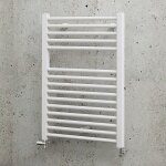 Radiateur sèche - serviette à eau chaude, blanc, inertie fluide, vertical, schulte, 70 x 50 cm, 307 watts ... Radiateur sèche - serviette à eau chaude, blanc, inertie fluide, vertical, schulte, 70 x 50 cm, 307 watts ...