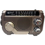 Radio am fm avec bluetooth, radio portable vintage � transistor, batterie rechargeable, 4 piles aa, prise ...