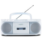 Radio cd k7 - medion - fm - 2x3w rms - bleu