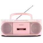 Radio cd k7 - medion - fm - 2x3w rms - rose