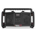Radio de chantier rockbull avec batterie int�gr�e + chargeur - perfectpro
