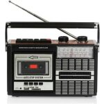 Radio / enregistreur - - pr85 - fm / am / sw1 / sw2 - lecteur de cassette - microphone int�gr�