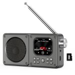 Radio portable bluetooth 5. 3, batterie ultra longue dure 30 h, cran couleur, rveil et prise casque, ...