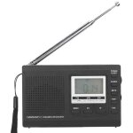 Radio portable, radio fm � ondes courtes am avec la meilleure r�ception, radio - r�veil � piles avec ...
