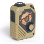 Radio portable rechargeable fm / am / sw poste radio portable manivelle avec 20000mah piles rechargeables ...