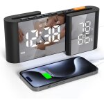 Radio réveil avec double Écran led, réveil numérique de chevet avec température et humidité réglables, ... Radio réveil avec double Écran led, réveil numérique de chevet avec température et humidité réglables, ...