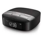 [jamais utilis] radio rveil philips double alarme noir