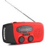 Radio solaire portable, main manivelle self powered am / fm / noaa radio, dynamo m�t�o radio appareil ...