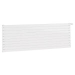 Radson - radiateur eau - chaude 1774w l2200mm h753mm 10 tubes simple panneau h10 acier blanc sans ailettes ...