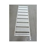 Radson - sche serviette electrique 1250w fluide caloporteur h. 1760mm l. 600mm blanc droit avec thermostat ...