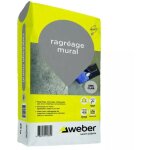 Weber saint gobain - ragrage mural intrieur / extrieur 25 kg - mortier pais pour travaux rattrapage ...