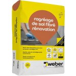 Ragr�age de sol fibr� r�novation weber 25kg, autolissant fibr�, neuf ou r�novation.