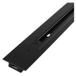 Greenice - rail encastrable monophas pour spots led 2m noir [ho - 218000carril - n - 2m - em]