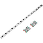 Rail de guidage lin�aire mgn9b 300 mm, largeur 9 mm, avec 2 blocs de rail mgn9b
