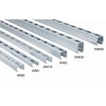 Rail de guidage perfor� 2m ? largeur 27mm ? acier galvanis� pour montage en c ? pour supports lourds ...