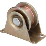 Rail de guidage robuste pour cbles mtalliques,  gorge en h de 60 mm, avec support de 2, 5 mm pour ...