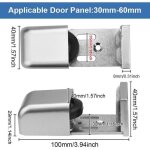 Rail de porte coulissante anticorrosion roulette porte coulissante avec tampon guide porte coulissante ...