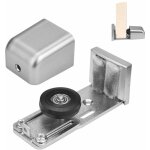 Rail de porte coulissante anticorrosion roulette porte coulissante avec tampon guide porte coulissante ...