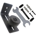 Rails de porte de grange coulissante avec roulettes r�glables, m�canisme coulissant universel, accessoires ...