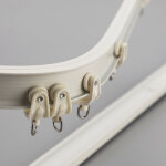 Rail de rideau incurv� au plafond pliable de 3 m�tres rail de rideau incurv� flexible pour rail de rideau ...