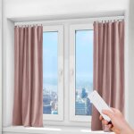 Rail de rideau intelligent en aluminium �lectrique - rail de montage au plafond - moteur wifi avec t�l�command ...