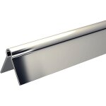 Rail  sceller pour galet  gorge triangulaire diamtre 20mm hauteur 59mm longueur 3m - mantion - 20021rs ...