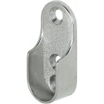 Rail suspension meuble ovale ova 10 pi�ces - support de tube d'armoire penderie pour barre ovale acier ...