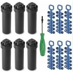Rain bird - lot de 6 arroseur 5004 - pc. turbine port�e de 7, 6 � 15, 2 m�tres. filetage femelle 3 / ...