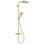 Hansgrohe - raindance select s - colonne de douche thermostatique showerpipe, 1jet, aspect doré poli ... Hansgrohe - raindance select s - colonne de douche thermostatique showerpipe, 1jet, aspect doré poli ...