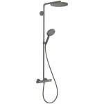 Hansgrohe - raindance select s - colonne de douche thermostatique showerpipe, 1jet, noir chrom bross ...