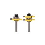 Rainure et languette fraise ensemble 3 cannelures 8mm tige t forme bois fraise fraise outils de travail ... Rainure et languette fraise ensemble 3 cannelures 8mm tige t forme bois fraise fraise outils de travail ...