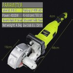 Rainureuse murale 4000 w - fraise murale avec aspiration et 5 disques � tron�onner de 121 mm - profondeur ...