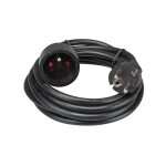 Rallonge - 3 m - noir - 3g1. 5 velleman ec03b Rallonge - 3 m - noir - 3g1. 5 velleman ec03b