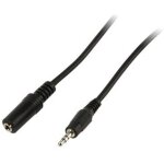 Rallonge audio jack 3. 5 mm stéréo mâle / femelle (3 mètres) Rallonge audio jack 3. 5 mm stéréo mâle / femelle (3 mètres)