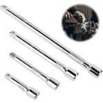 Rallonges de cl�s � douille jeu de 4 rallonges 1 / 4 pouce 50mm, 75mm, 100mm, 150mm, prolongateur cliquet, ...