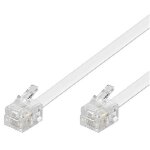 Rallonge téléphonique rj11 1, 5 m maxtech rj11 pour modem téléphonique - 1, 5 m Rallonge téléphonique rj11 1, 5 m maxtech rj11 pour modem téléphonique - 1, 5 m