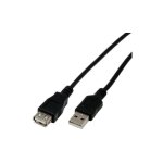 Samar rallonge usb 2. 0 mcl type a mâle / femelle 3m noir Samar rallonge usb 2. 0 mcl type a mâle / femelle 3m noir