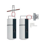 Rallonge ventouse horizontale aeromax 80 / 125 thermor - 354642