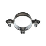 100 colliers de fixation tube simple acier zingu 7x150 -  8