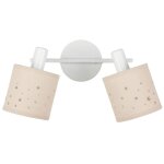 Rampe 2 spots lin beige