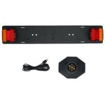 Rampe eclairage bluetooth led pour remorque 78x14cm prise 7 broches