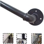 Rampe d'escalier en tuyau de fer industriel, rails de maintien, porte - v�tements, main courante en fer ...