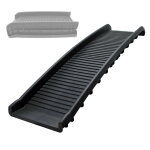 Wiltec - rampe d'accs pour chien et animaux ? 1560 x 400 x 100 mm ? capacit 90 kg ? une fois pliable ...