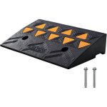 Mophorn - rampe de seuil hauteur 10, 8 cm rampe trottoir en caoutchouc capacite de charge 15 tonnes rampe ...