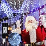 Randaco 10m 200 led rideau lumineux - guirlande lumineuse noel led - 8 modes ip44 tanche dcoration ...