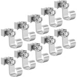 Randaco 10x single fitting avec crochet pour rail airlin ferrure d'extr�mit� raccord d'extr�mit� rail ...