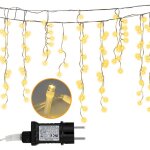 Randaco 15m 400 led rideau lumineux - guirlande lumineuse noel led - 8 modes ip44 tanche dcoration ...