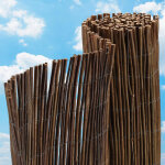 Randaco 180 x 300 cm brise - vue en osier naturel ? canisse occultante haute