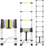 Randaco 2, 6m echelle t�lescopique portable multifonctions aluminium pliable avec sac de transport et ...