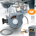 Randaco 20 m enrouleur de tuyau � air comprim� d�vidoir tuyau automatique raccord rapide 1 / 4  , pivotant ...